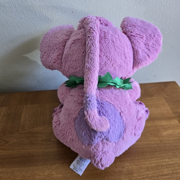 Disney Lilo & Stitch Hawaiian Angel Pink Plush with Satin Lei Flowers 12" - Picture 6 of 9